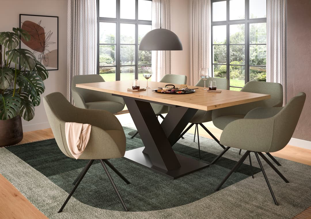 Home affaire Esstisch Motus | Holztöne