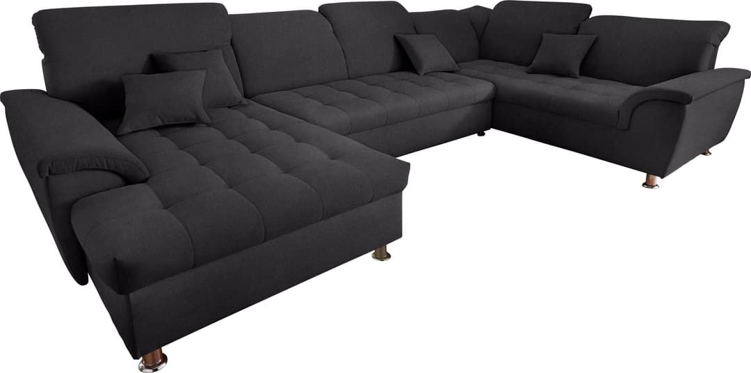 DOMO collection Wohnlandschaft Franzi | Grau