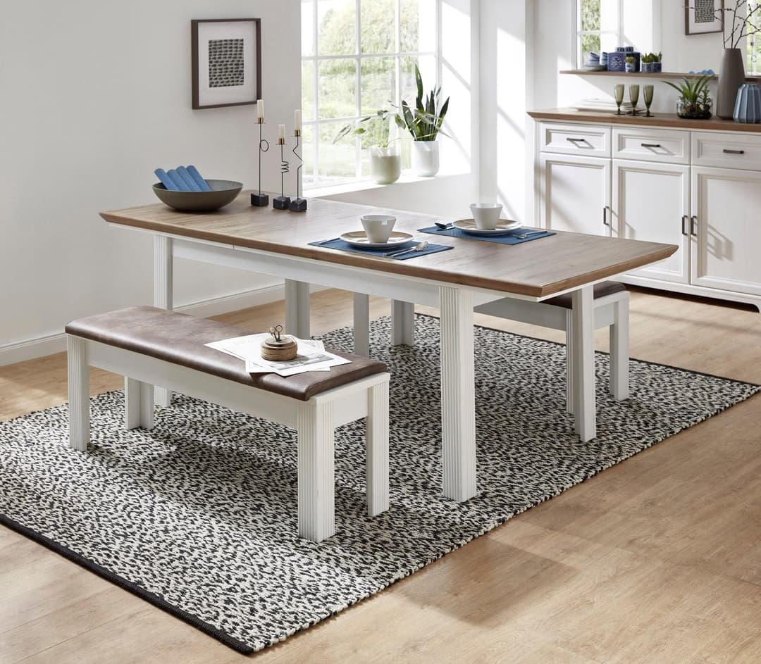 Innostyle Esstisch Jasmin | Weiß