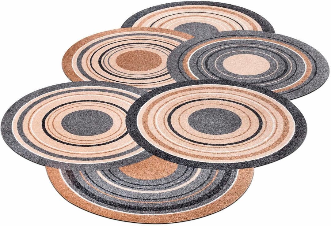 wash+dry by Kleen-Tex Teppich Cosmic Colours | Mehrfarbig