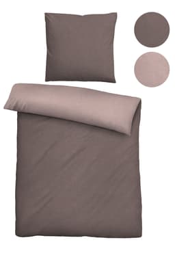 Biberna Wendebettwäsche Hermal | Braun