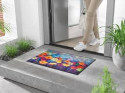 wash+dry by Kleen-Tex Fußmatte Flowerlover | Mehrfarbig