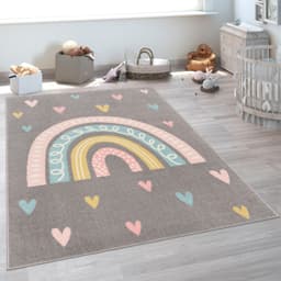 Paco Home Kinderteppich Nino 887 | Grau