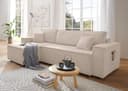 OTTO home Ecksofa CASSI L-Form, 241cm | Beige