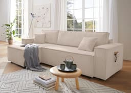 OTTO home Ecksofa CASSI L-Form, 241cm | Beige