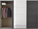 rauch DOBENE Kleiderschrank | Grau 5