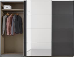 rauch DOBENE Kleiderschrank | Grau