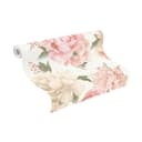 Rasch Papiertapete mit großen Blumen 278705 | Rosa