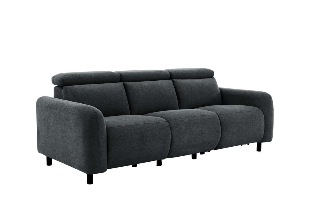 OTTO home 3-Sitzer SKAANE Struktur-Sofa | Grau
