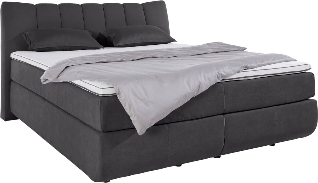 Home affaire Boxspringbett Océane | Grau