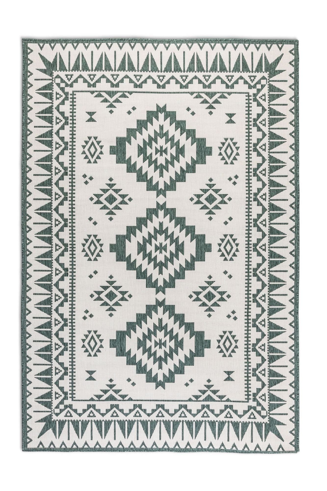 ELLE DECORATION Teppich Dynamic | Grün