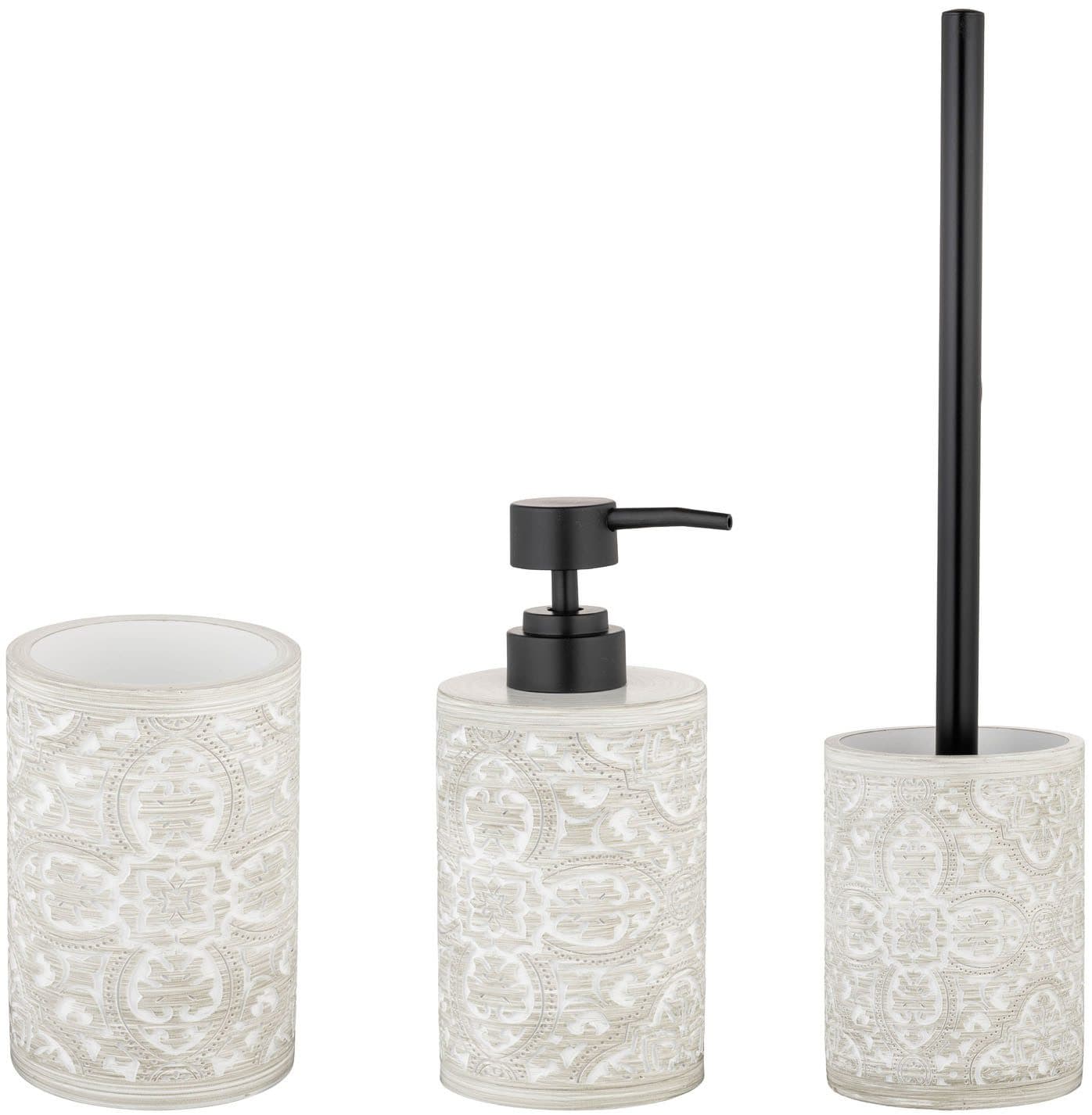 Wenko Ortezzano Badaccessoire-Set | Grau