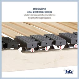 Beco Lattenrost Comfort Lux | Holztöne