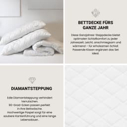 Schiesser Microfaserbettdecke Hygge | Weiß