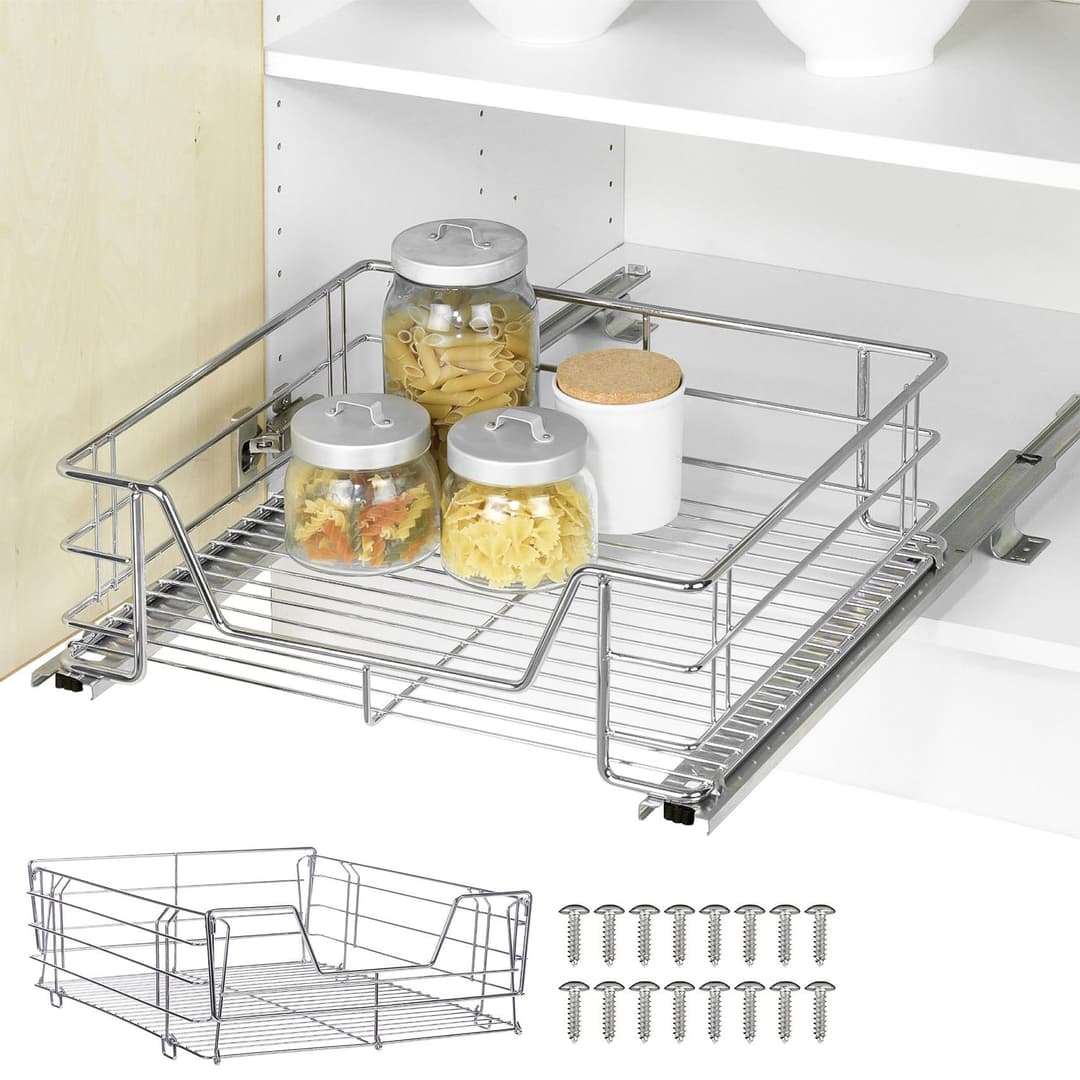 Maximex Auszug Ablagekorb | Silber