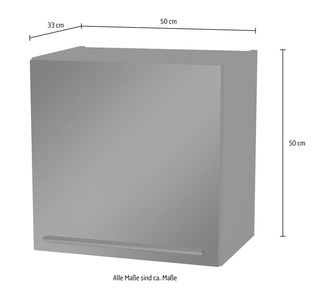 BASIC by Balculina Hängeschrank Jazz 50er | Schwarz