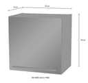BASIC by Balculina Hängeschrank Jazz 50er | Schwarz 2