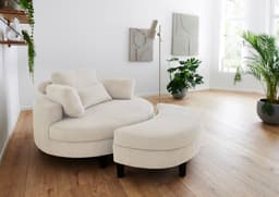 ATLANTIC home collection Loveseat Ravi Sessel | Beige
