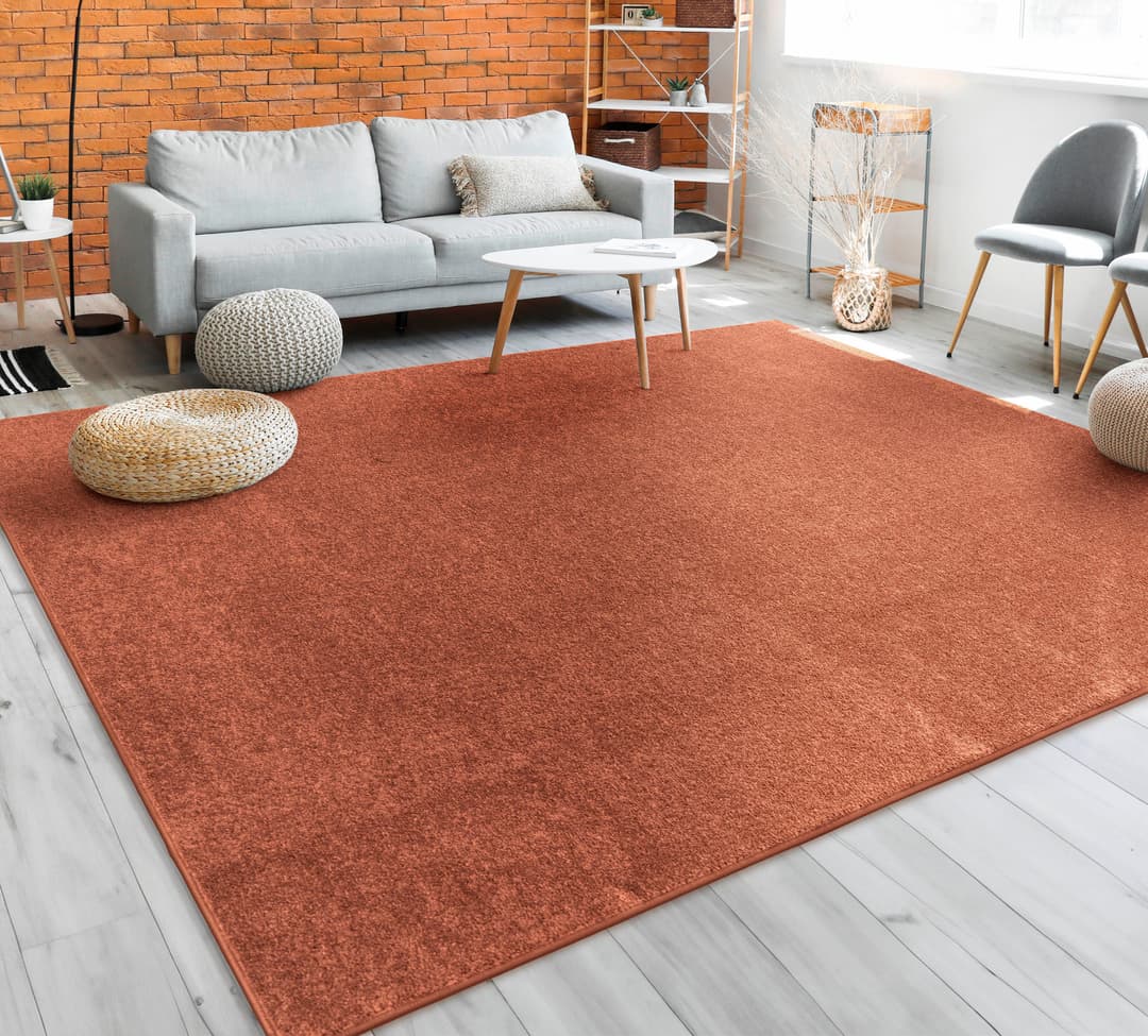 Paco Home Teppich Porto 890 | Kupfer