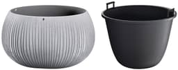 Prosperplast Blumentopf Beton Bowl | Grau