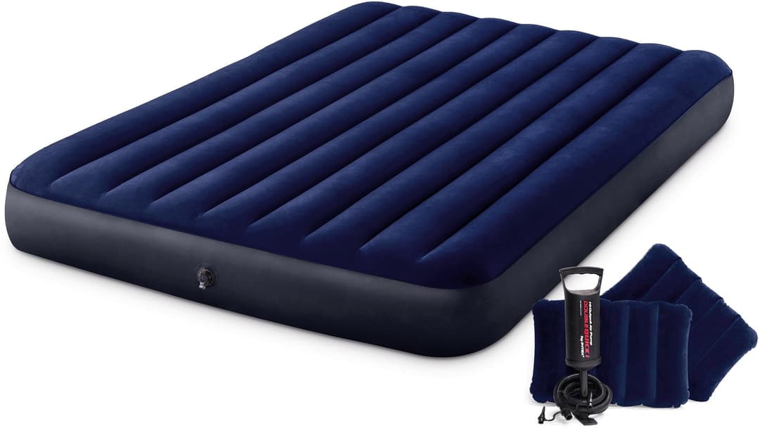 Intex Luftbett DURA-BEAM® Classic Downy Airbed-Set | Blau