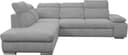 WERK2 Ecksofa Alicante Cord | Grau 2