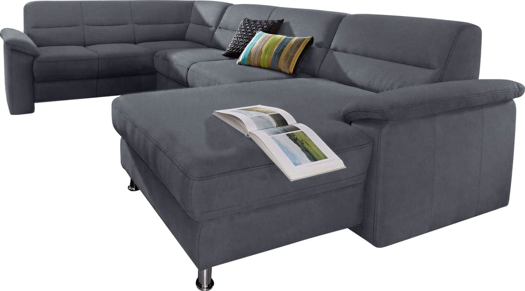 sit&more Wohnlandschaft Ascara U-Form | Grau