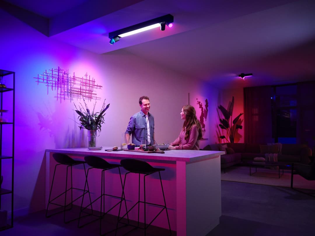 Philips Hue Centris 4er Spot | Schwarz