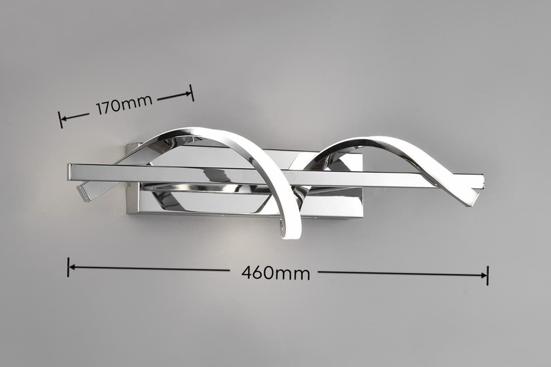 Reality Leuchten LED Wandleuchte ISABEL | Silber