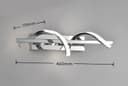Reality Leuchten LED Wandleuchte ISABEL | Silber 4