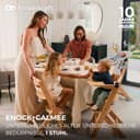 Kinderkraft ENOCK + CALMEE Kombi-Hochstuhl Set | Grau 3