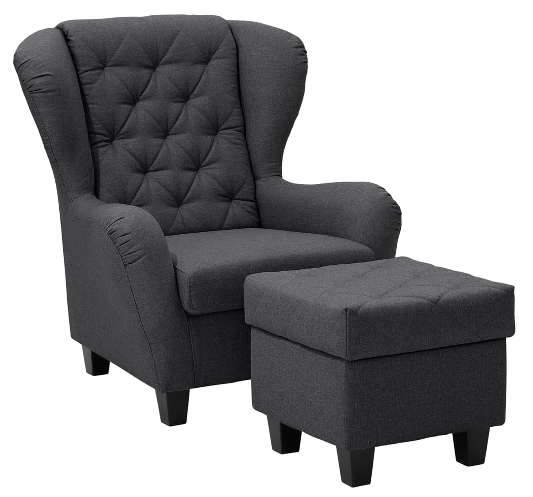 Home affaire Ohrensessel Alexander | Grau