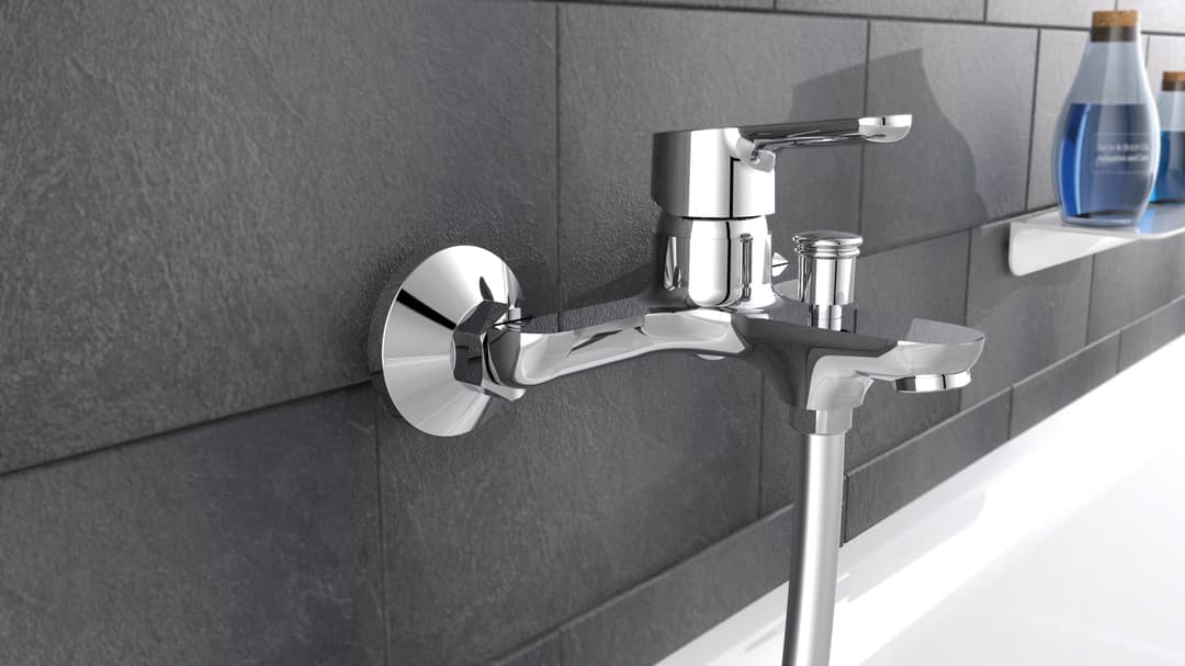 Schütte Wannenarmatur Vico | Silber