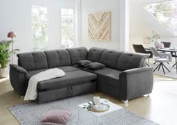 Jockenhöfer Gruppe Ecksofa Udine L-Form | Grau
