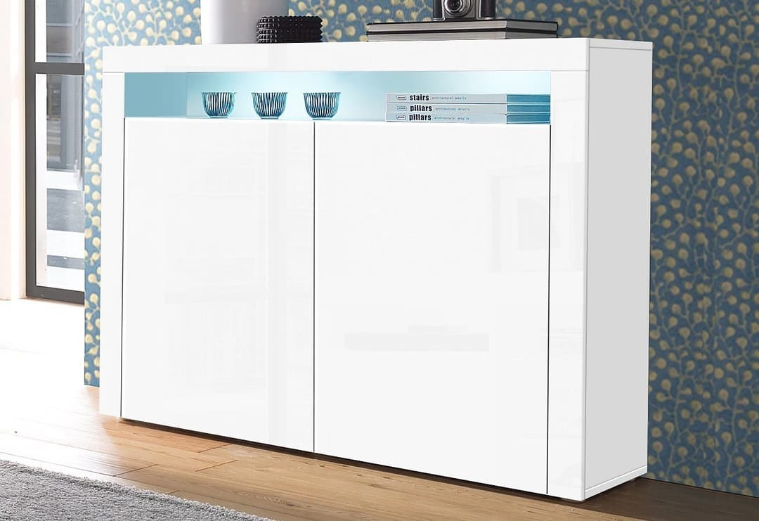 borchardt Möbel Highboard Santa Fe | Weiß