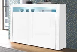 borchardt Möbel Highboard Santa Fe | Weiß