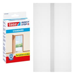 tesa Insect Stop STANDARD Fliegengitter für Türen | Weiß