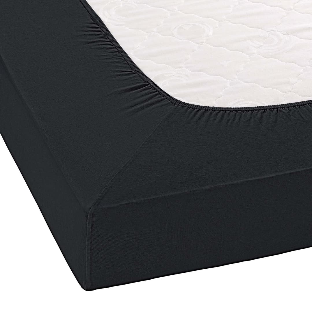 Janine Spannbettlaken ELASTIC 5002 | Schwarz
