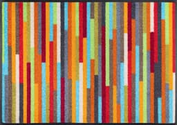 wash+dry by Kleen-Tex Teppich Mikado Stripes | Mehrfarbig