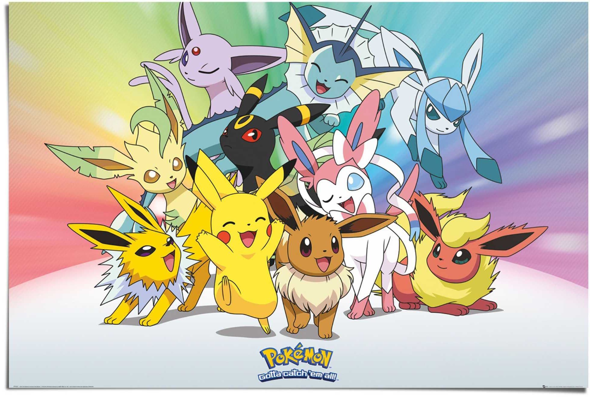 Reinders! Poster Pokemon, Comic | Mehrfarbig