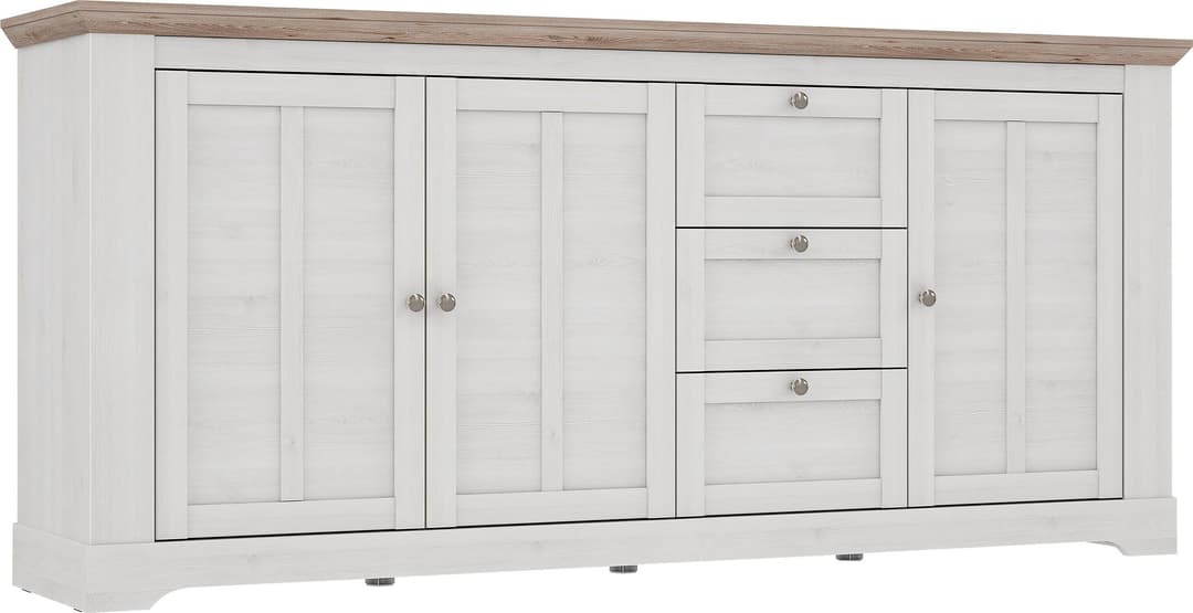 FORTE Sideboard Iloppa | Weiß