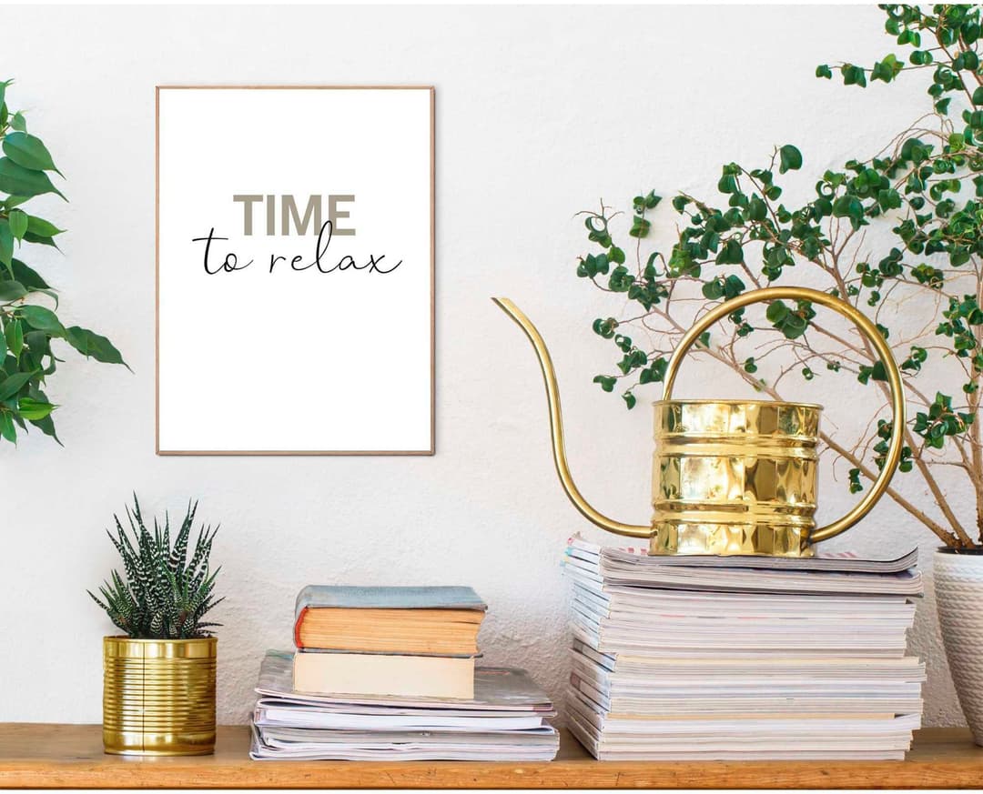 Reinders! Poster Time to relax | Mehrfarbig
