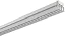 GARDINIA Flächenvorhangschiene Emia Komplett Set | Silber