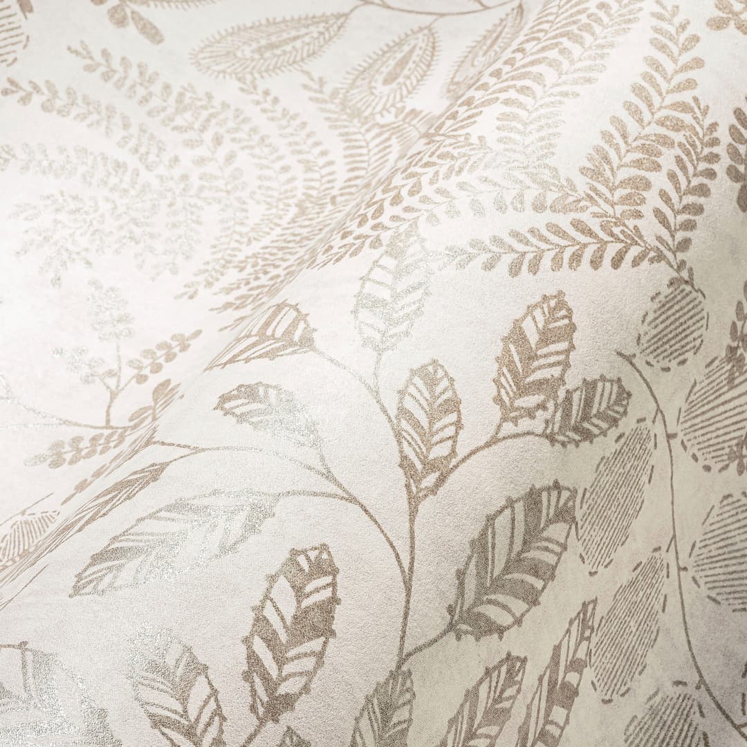 A.S. Création Vliestapete THE BOS Blätter Floral | Beige