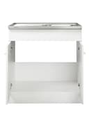 KOCHSTATION Spülenschrank KS-Elster Breite 80 cm | Weiß 4