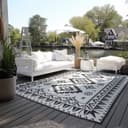 ELLE DECORATION Teppich Dynamic | Schwarz