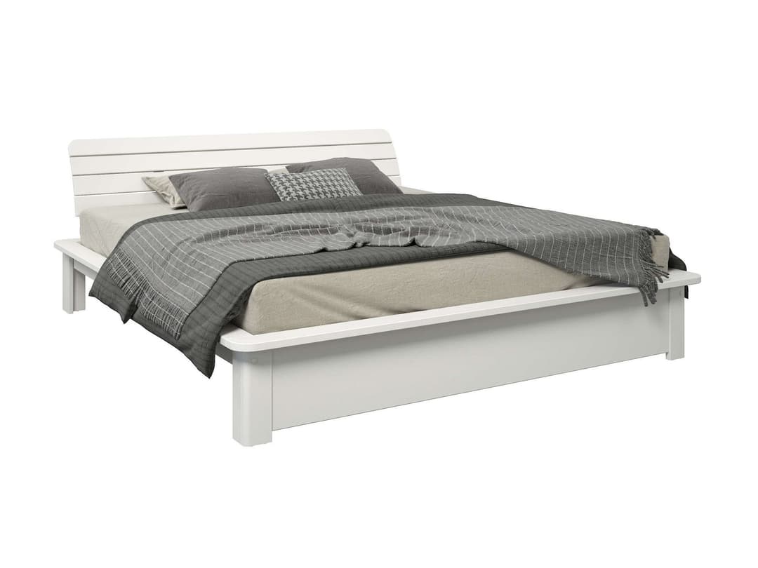 OTTO home Massivholzbett Antri | Weiß