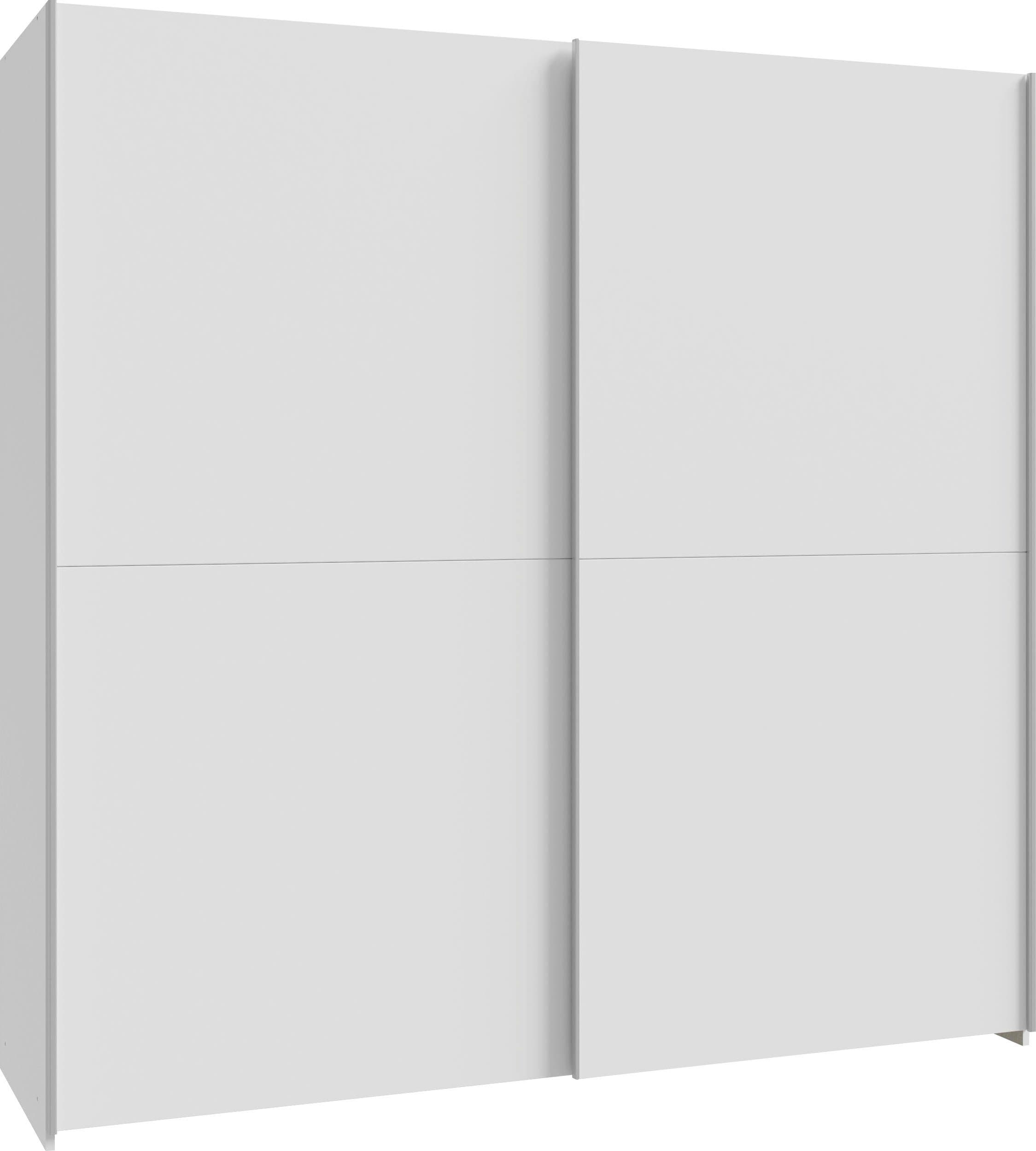 Forte Schwebetürenschrank | Weiß