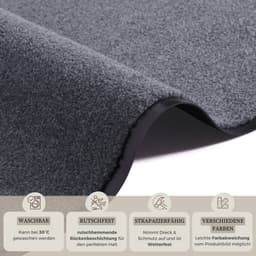 HANSE Home Fußmatte Wash & Clean | Grau