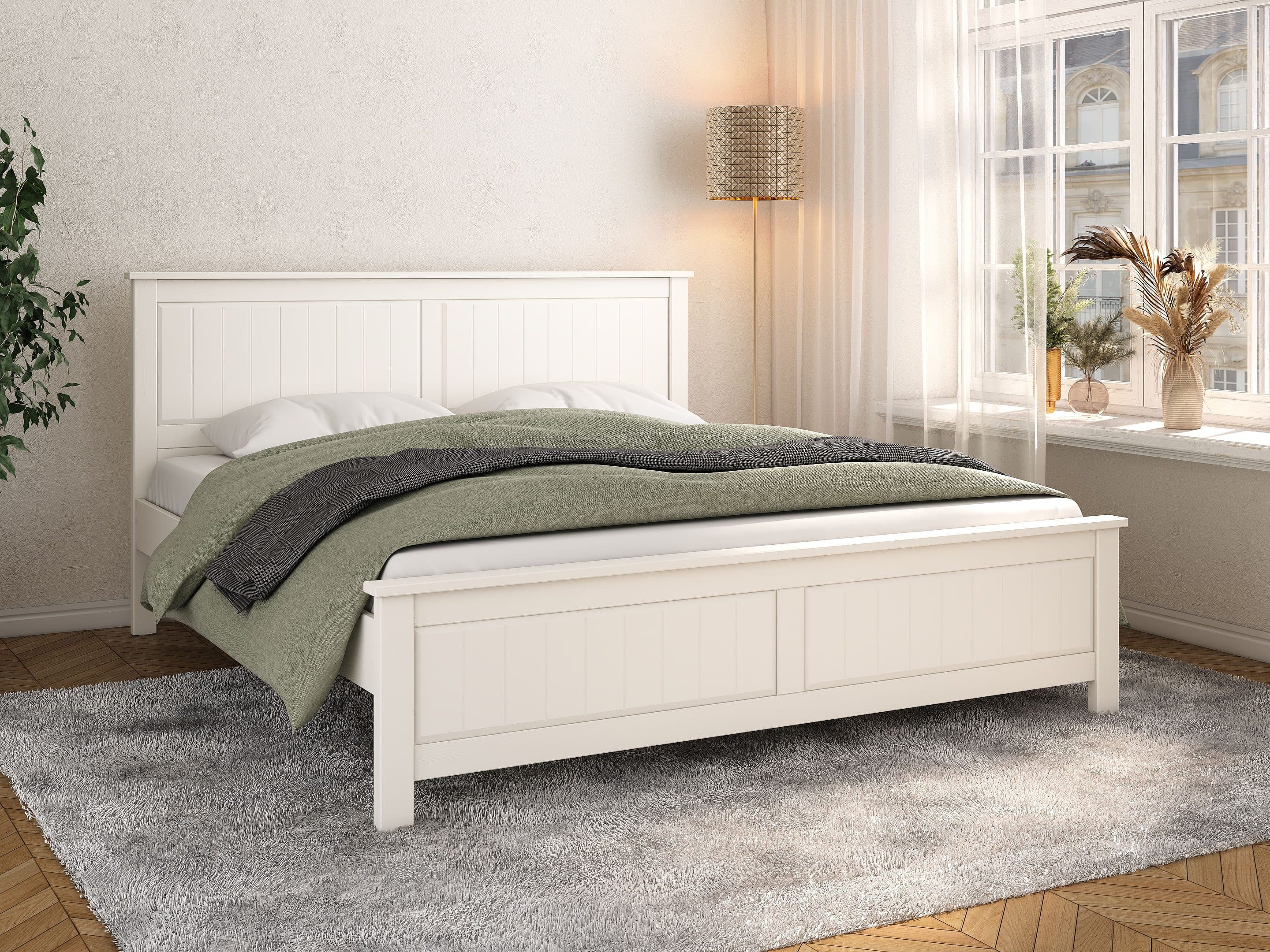 OTTO home Massivholzbett Northwood | Weiß
